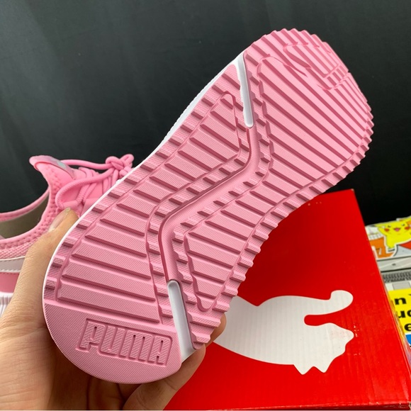 Puma Pink and White Athletic Shoes - Picture 4 of 13